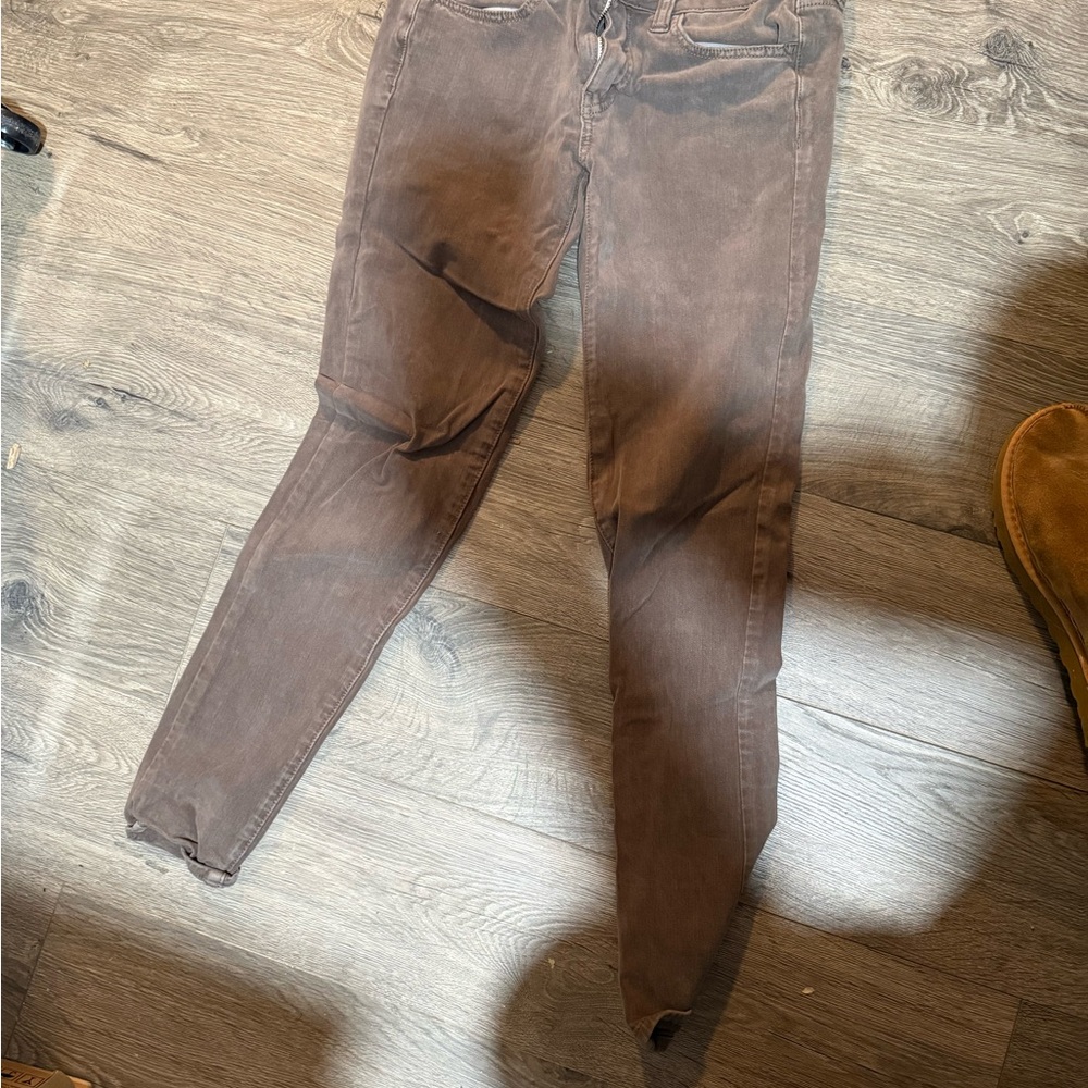 American Eagle Outfitters Taupe Super Stretch Jeans
